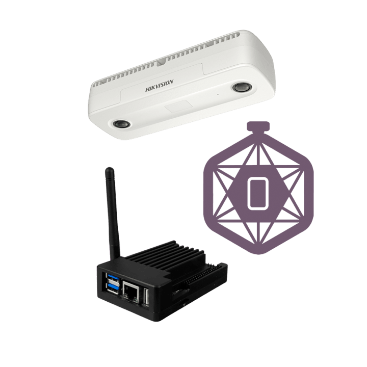 SAFIRE LINK KIT-PEOPLECOUNT-HIKDUAL-LITE Ihmisten laskentasarja Hikvisionin kaksoiskameralla