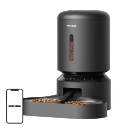 Petlibro Granary Food Dispenser with Double Bowl, Wi-Fi, 5L (Black) PL-AF103-36B