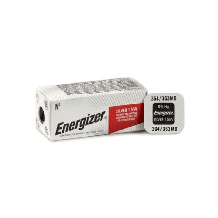 Energizer 364 363 V364 SR60 SR621W SR621SW 1,55 В 18 мАч Батарея для часов из оксида серебра