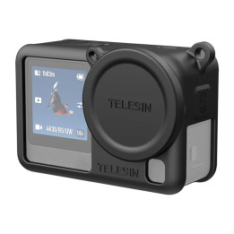 Силиконовый защитный чехол Telesin для DJI Osmo Action 6 (черный)