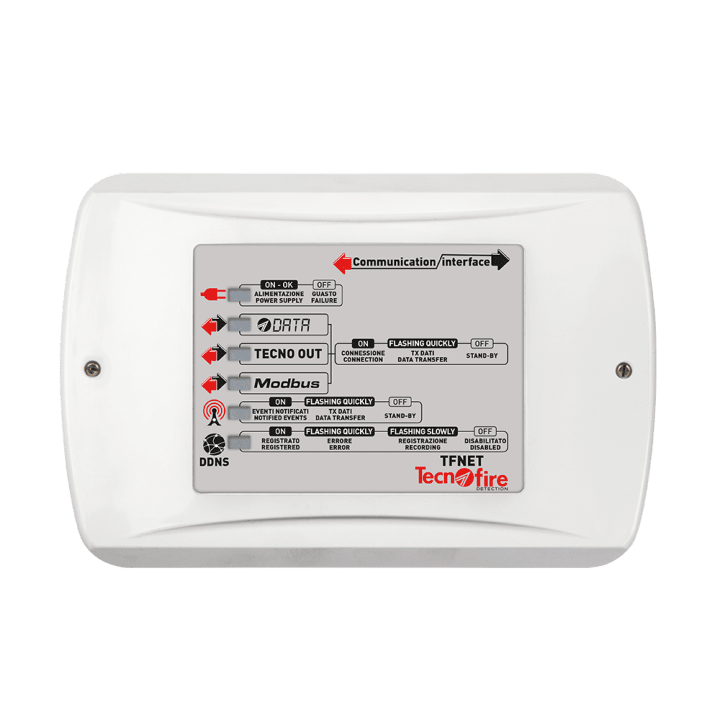 TECNOFIRE TF-TF2TFNET GSM/IP Communicator with Wi-Fi – SOS Alarm Transmitter for Security Systems