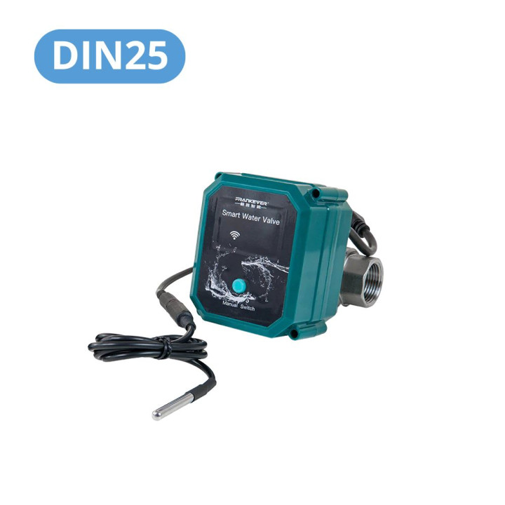 Shelly FrankEver viedais Wi-Fi ūdens vārsts, DN25