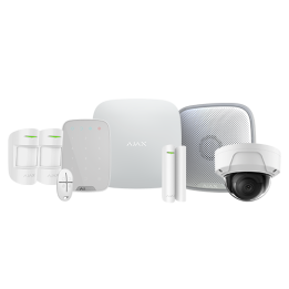 AJAX AJ-HUBKIT2SECURI-PRO Умный домашний шлюз 230V AC – Центральный контроллер для систем безопасности Ajax
