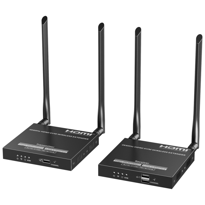 LENKENG HDMI-EXT-PRO-W-4K60-KVM 4K60 HDMI-pikendus koos KVM-iga traadita ühenduse kaudu