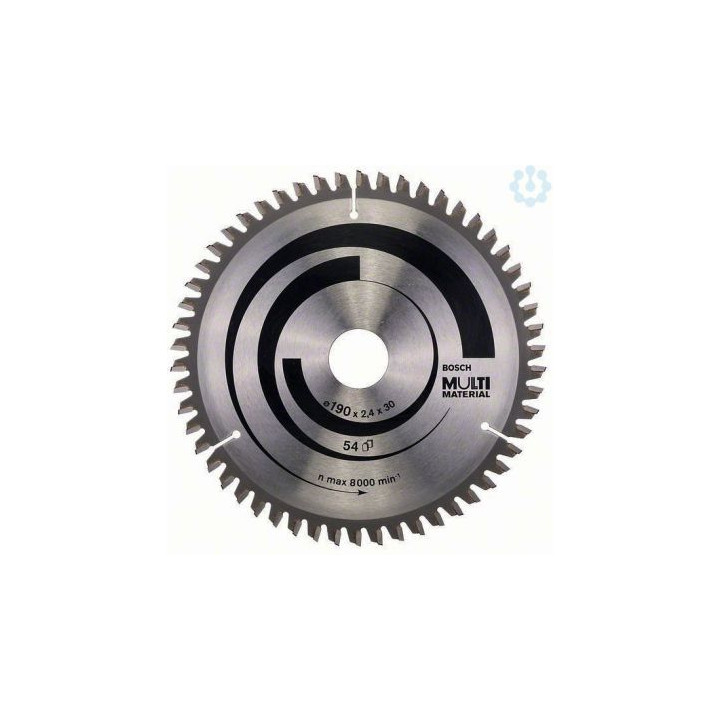 BOSCH 2608640509 Pjūklo diskas 190x30mm Multi material