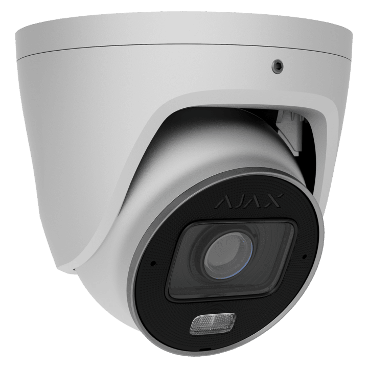 AJAXCCTV AJ-TURRETCAM-5-HLVF-W 5MP torņa IP kamera ar 2.8-12mm varifokālo objektīvu, 60m IR, dubulto apgaismojumu, PoE