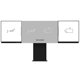 IBOARD IB-WB-YL86-WW sieninis laikiklis televizoriui arba monitoriui, baltas