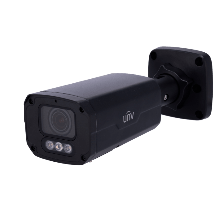 UNIVIEW PRIME UV-IPC2326SB-ADZKM-DL-I1-BLACK 6MP āra lodes IP kamera ar Wi-Fi, PoE, duālo apgaismojumu, 60m IR, varifokālo objek