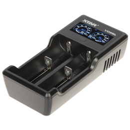 XTAR BAT-RECHARGE/VC2SL Akumulatoru lādētājs AAA/AA NiMH baterijām, 5V USB ieeja