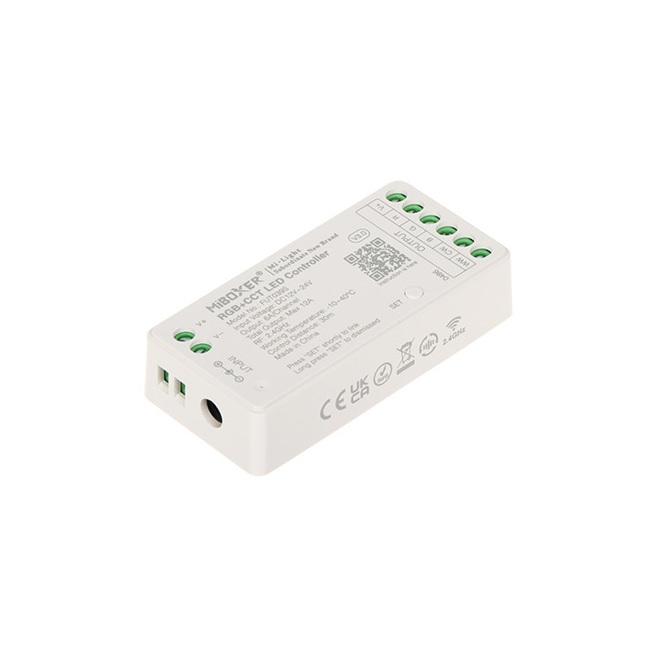 LED-VALAISINOHJAIN LED-RGBW-WC/RF 2,4 GHz, RGBCCT (RGBWW) 12&amp;nbsp;... 24&amp;nbsp;V DC MiBOXER / Mi-Light