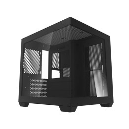 Darkflash C275P Black M-ATX Mini Tower Case, Tempered Glass, USB 3.0
