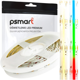 Psmart COB213 LED juostelė RGB-CCT 24V 840LED/m 5m IP65