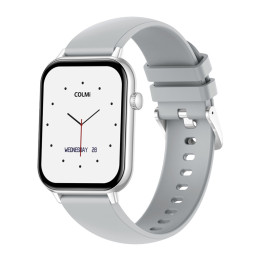 COLMI C28 Silver Smartwatch with AI Assistant, 1.93" AMOLED, Bluetooth Calls