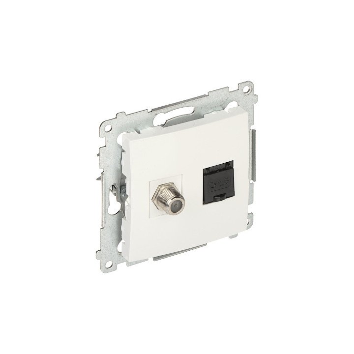 KONTAKT Simon DASFRJ45.01/11 RJ45 Keystone Jack белый