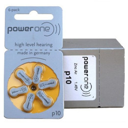 10 pakk: Varta PowerOne 10, p10, PR70 1.45V 100mAh Power One kuuldeaparaat tsink-air baterijas dzirdes aparДЃtiem. RaЕѕots VДЃci