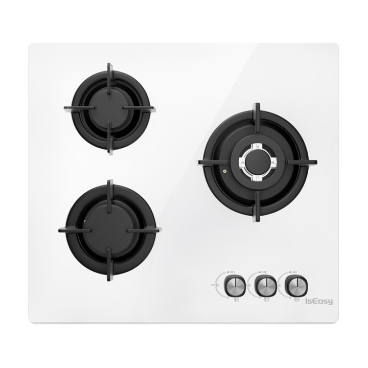 ISEASY MGBG-603 gaasipliit, 3 põletit (valge)