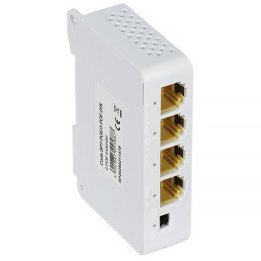 DELTA NETWORK SPT-POE/3-POE-DIN PoE Extender / Switch, 4 Ports