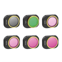 6 Lens Filters MCUV, CPL, ND8/16/32/64 Sunnylife N4P-FI730 for DJI Mini 4 Pro