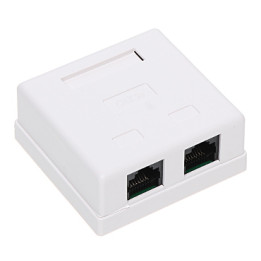 RJ45-2G2 Dual RJ45 Keystone Jack