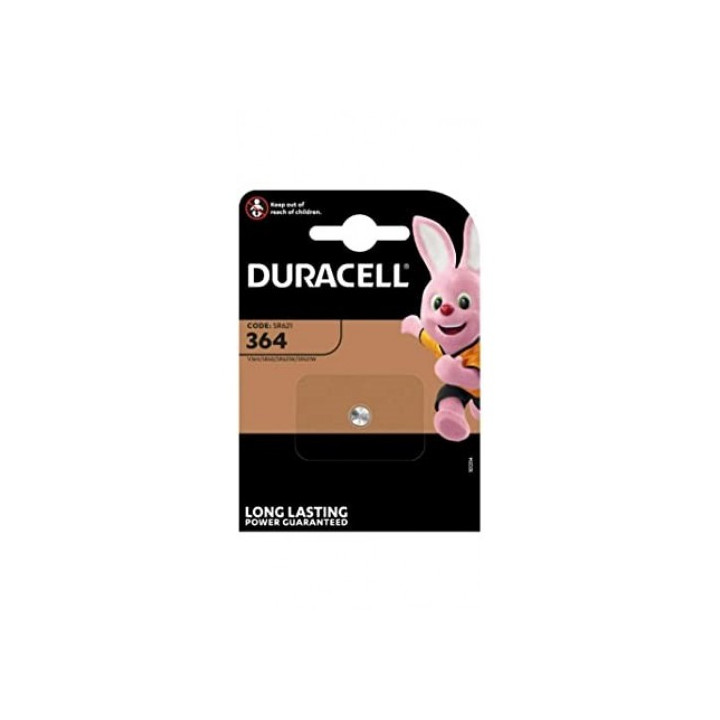 Duracell 364 D364 363 V364 SR60 SR621W SR621SW 1,5 V sudraba oksīda pulksteņa akumulators
