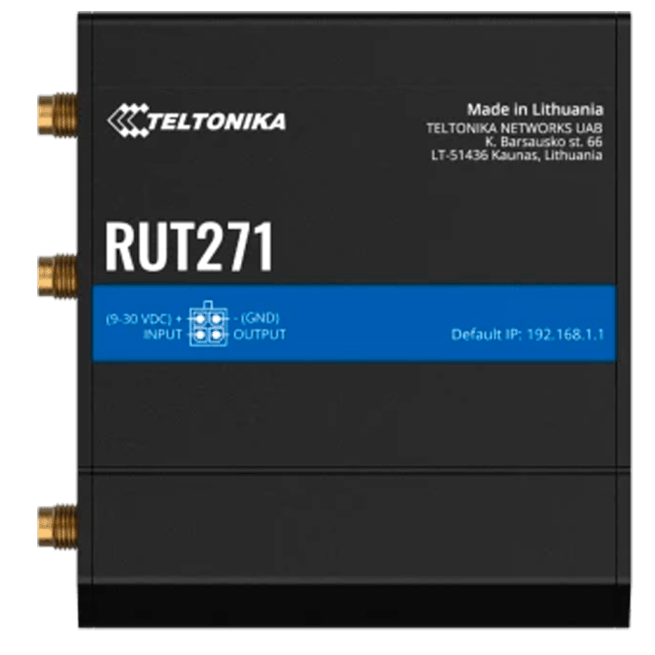 Teltonika TK-RUT271 100Mbps Wi-Fi 4/N маршрутизатор с Ethernet подключением