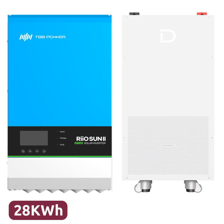 TBB RIOSUN2 8kVA invertors/lādētājs 2x DY Powerbrick 14336 - 8000W tīra sinusa viļņa saules invertors ar iebūvētu lādētāju