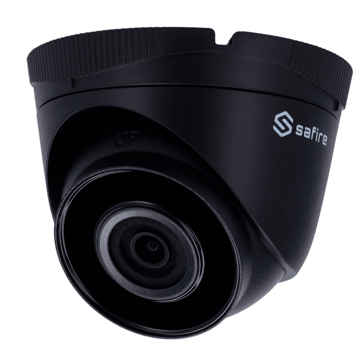 SAFIRE SF-IPT943-2E-MUSTA 2MP torni-IP-kamera PoE:llä ja Wi-Fi:llä, 30m IR, IP67 Outdoor