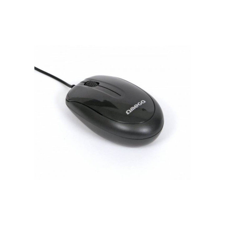 Omega optiskā pele OM07V ar USB kabeli (melna)