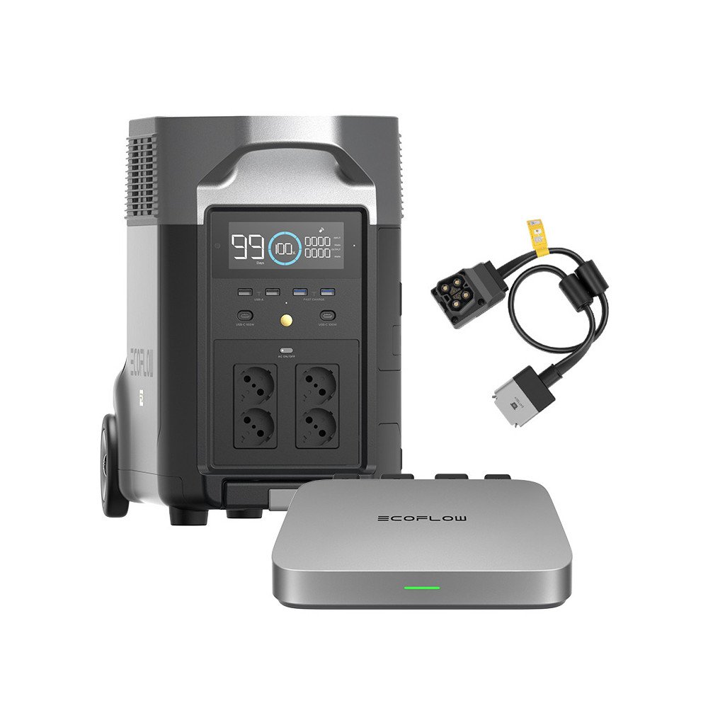 Kimp Ecoflow Delta Pro + mikroinverter Powerstream 800W