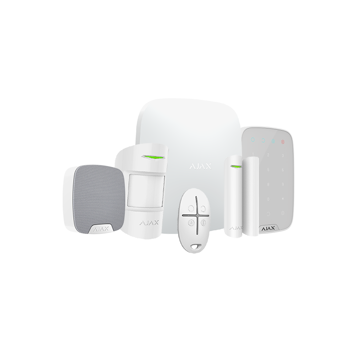 AJAX AJ-HUBKIT-W-KS Smart Home Gateway 230V White