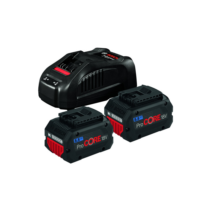 2 AKUMULATORU UN LĀDĒT. KPL GBA 5,5Ah ProCORE18V GAL1880CV