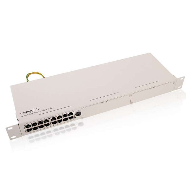 Cyberteam Ethernet Surge Protector 8-porttinen PoE CT-SPG-8P-1U
