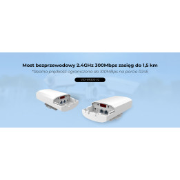 VidiLine VIDI-BR300-V2 Wireless Bridge 300Mbps
