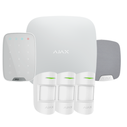 AJAX AJ-HUBKIT-PRO-KS Smart Home Gateway Hub Kit, 230V AC, valge
