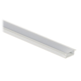 PROFILIS SU DANGTELIU LED JUOSTELĖMS PR-LED/RW/2M FLUSH WHITE