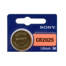 Sony CR2025 / DL2025 / 2025 / ECR2025 3 В 160 мАч Литийная батарея 1 ГБ.
