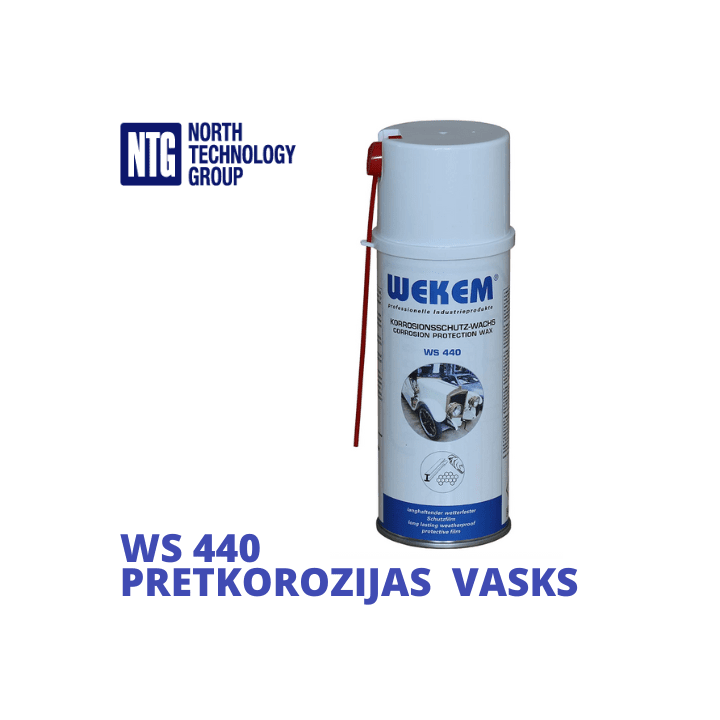 Wekem WS 440 korozijas aizsardzības vaska aerosols pret laikapstākļiem WS440 400 ml