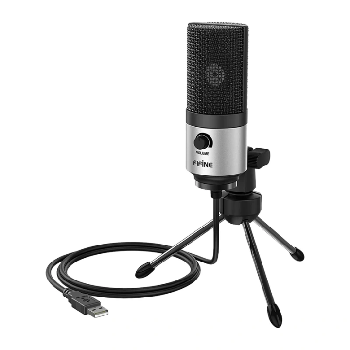 Fifine K669BS Condenser Microphone (Silver)