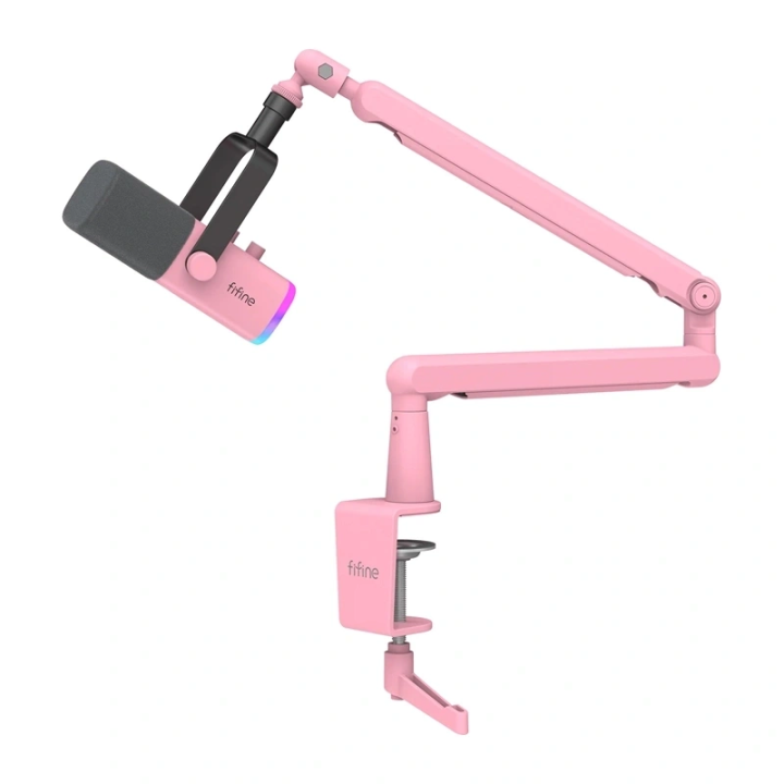Fifine TAM8 Gaming Microphone (Pink)
