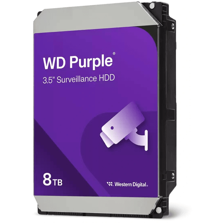 Western Digital WD Purple WD85PURZ HDD disks 8TB 3,5" SATA