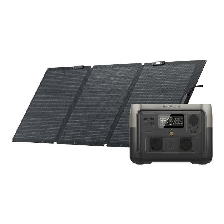 EcoFlow River 2 Max 512Wh + солнечная панель 160W
