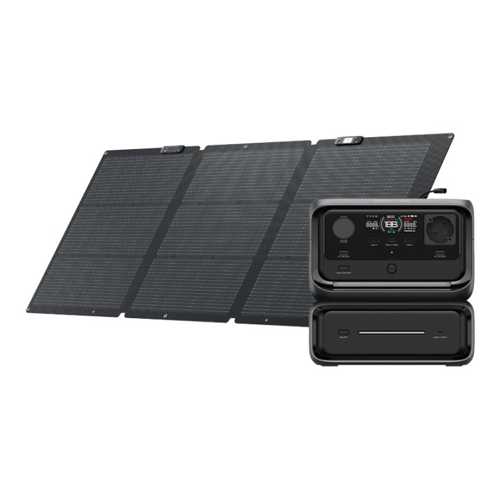 EcoFlow River 3 Max 572Wh + 160W saules panelis