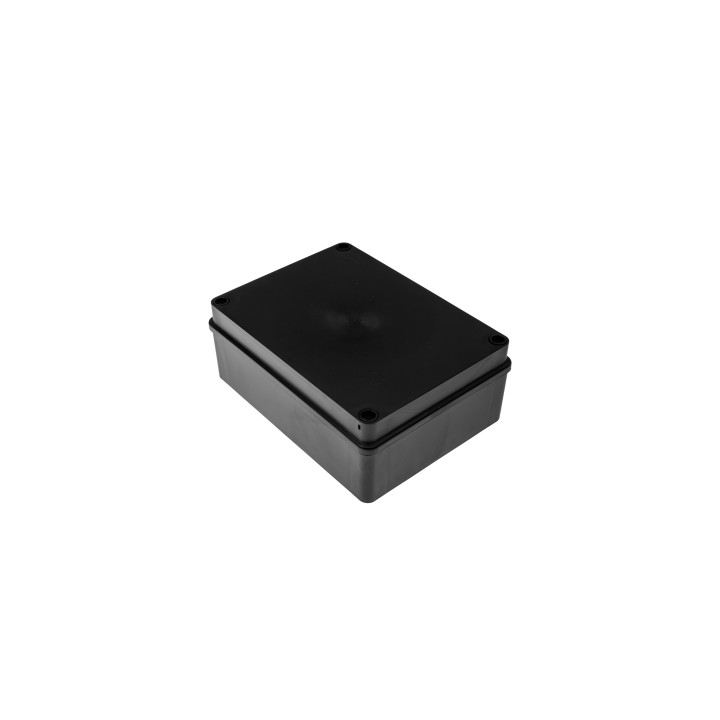 S-BOX laatikko pinta-asennus IP65 190x140x70mm musta UV
