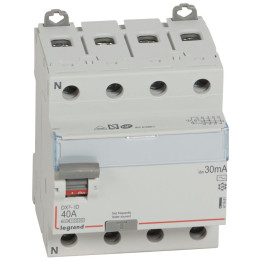 RCCB DX3 4P 40A 30mA AC