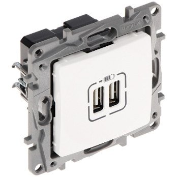 Laadimispesa LE-764594 Niloe 2 USB PORTS 2.4A/5V LEGRAND