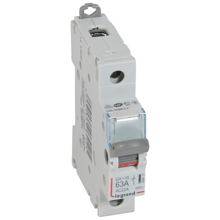 Erotuskytkin - 1P - 250 V~ - 63 A