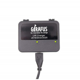 Girafus USB Button Cell Charger + 2 Batteries