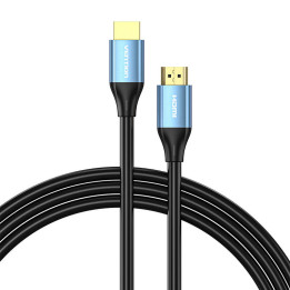 HDMI 2.0 kabeļa ventilācija ALHSL, 10 m, 4K 30 Hz, 28 AWG (zils)