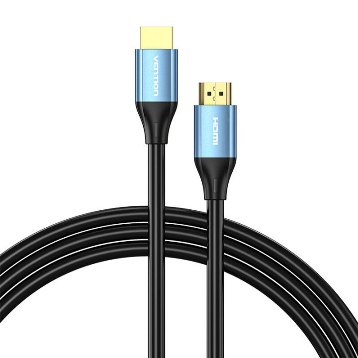 HDMI 2.0 kabeļa ventilācija ALHSL, 10 m, 4K 30 Hz, 28 AWG (zils)
