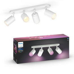 Philips Hue Fugato plokštė/spiralinė balta 4x5,7W